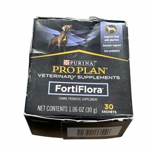 Purina Pro Plan FortiFlora Dog Probiotic 30ct SEALED - Distressed Box